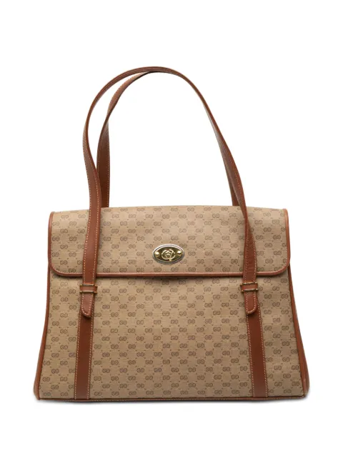 Gucci Pre-Owned 20th Century Micro GG Supreme shoulder bag Neutrals TRZCS2Q2UVVAD9L2