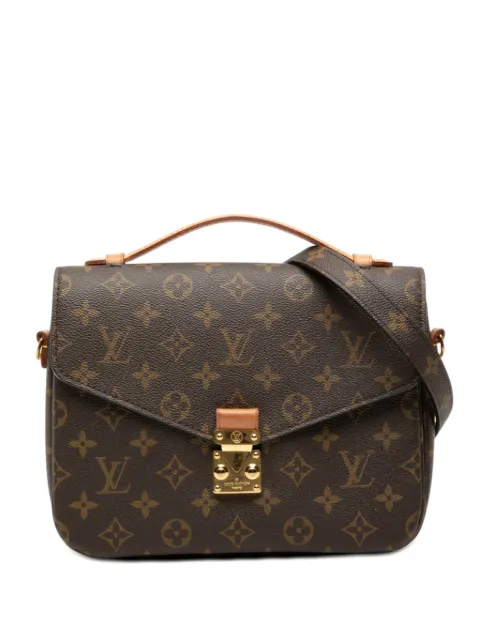 Louis Vuitton Pre-Owned 2020 Monogram Pochette Metis satchel Brown ACUDO5JJCI9P4LNQ