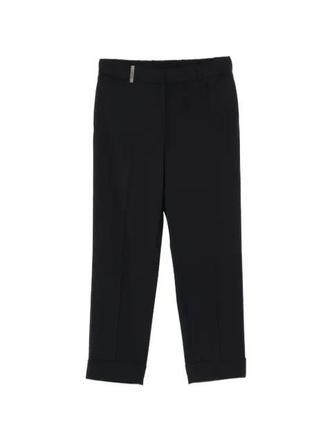 Peserico belt-loop trousers Blue A04753Z02008