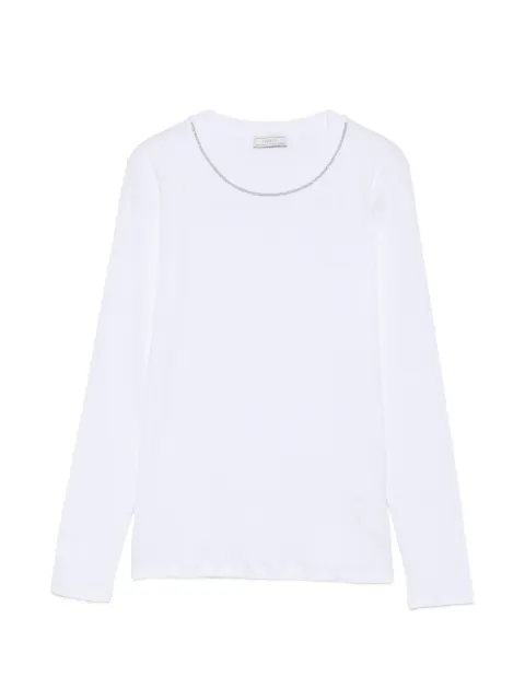 Peserico long-sleeve top White A06705J005669