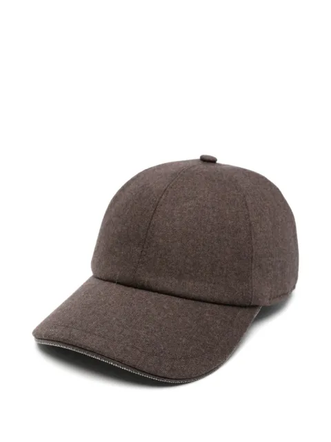 Peserico bead-trim baseball cap Brown A36226C003358851
