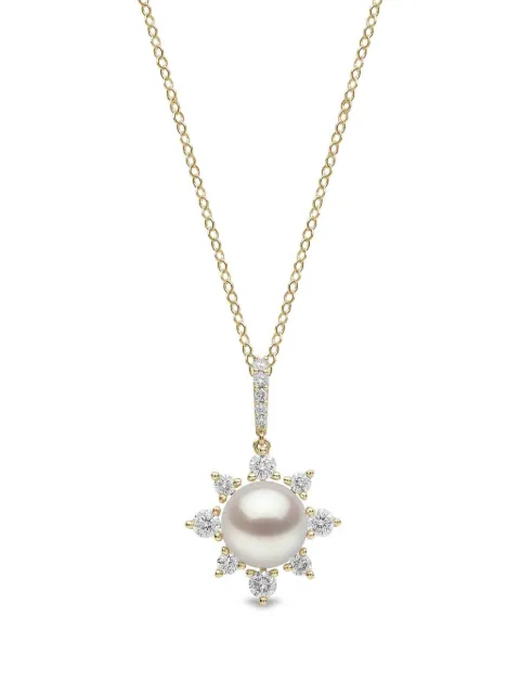 Yoko London freshwater pearl and diamond necklace Gold TPM02166F