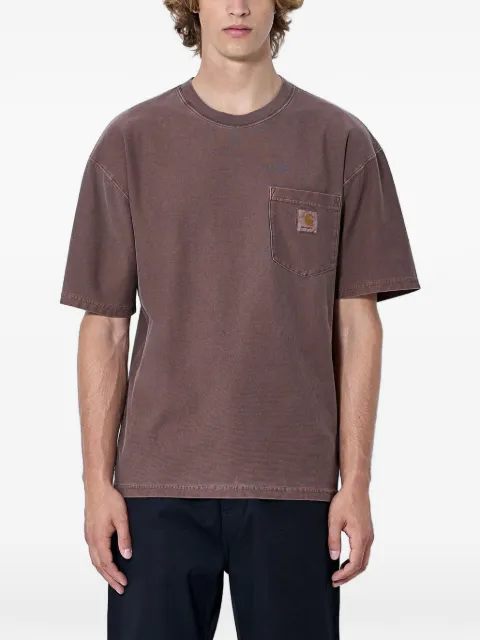 Carhartt WIP Loose pocket cotton T-shirt Brown I036863