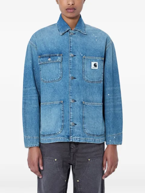 Carhartt WIP patch-pocket denim jacket Blue I037023
