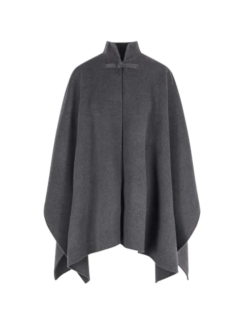 Róhe pankou-knot stand-collar cape Grey 82010263021