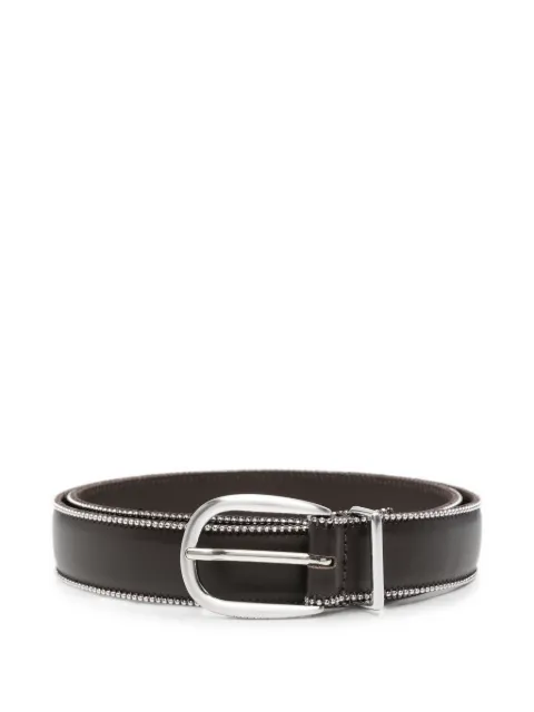 Peserico bead-trim leather belt Brown A32608C0CC894953