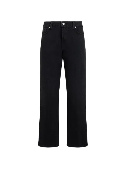 7 For All Mankind Calie straight-leg jeans Black 7UC90C31