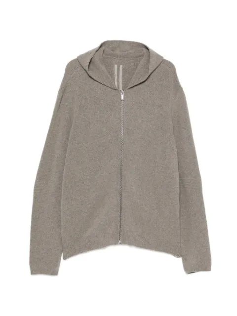 Rick Owens zip-up hoodie Neutrals RU02F4666KWSF