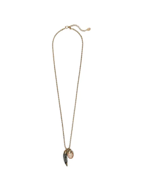 TWINSET charm-pendant rope-chain necklace Gold 262TO5340