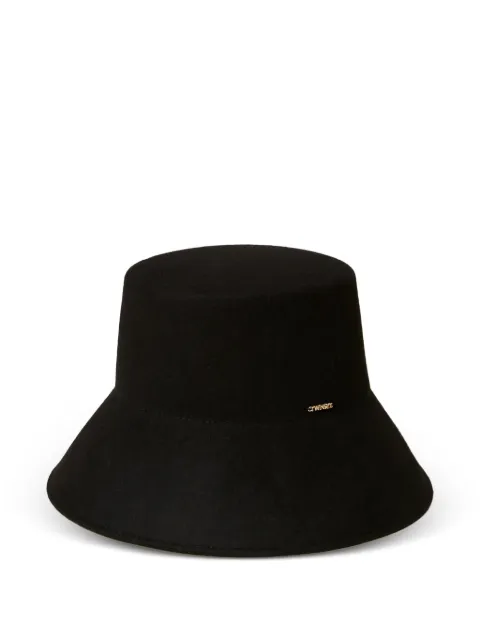 TWINSET wool cloth bucket hat Black 262TO5220