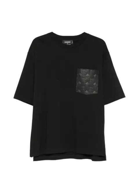 DSQUARED2 embossed-logo T-shirt Black S74GD1592D20033