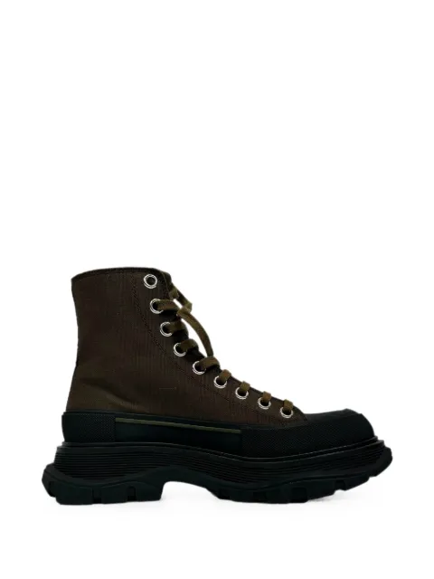 Alexander McQueen Pre-Owned Tread Slick lace-up sneakers Green RFCPUGBSH756341W