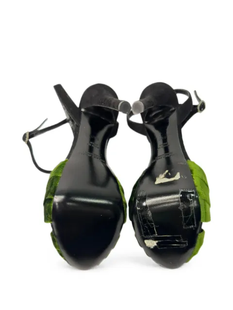Ralph Lauren Vintage Late 2010s ankle-strap platform sandals Black RFCPUGBSH756425W