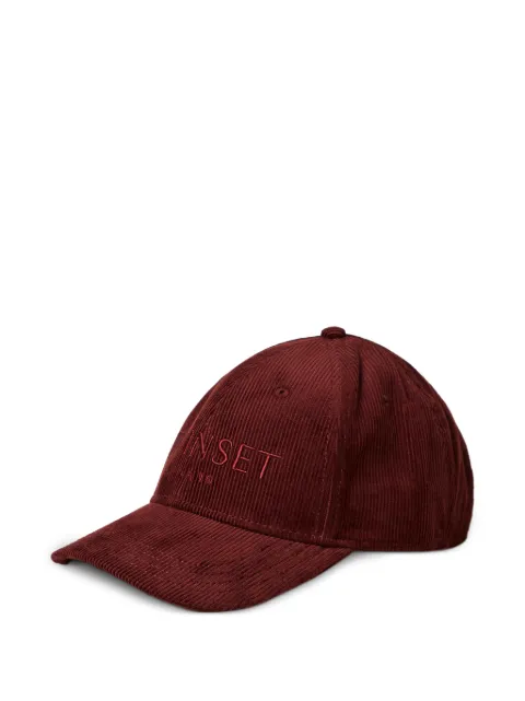 TWINSET corduroy baseball cap Red 262TA4120
