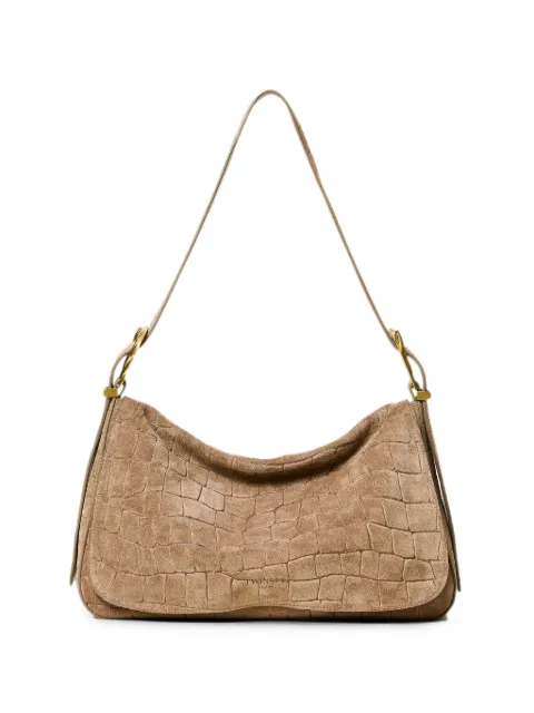 TWINSET Liliane croc-effect leather tote bag Neutrals 262TD8140