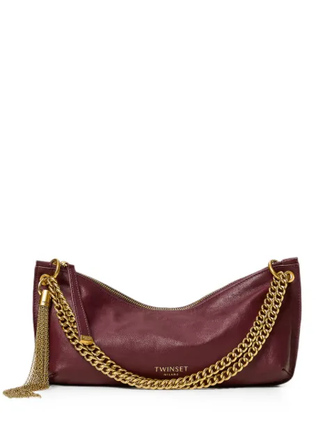 TWINSET tassel-detail chain-strap bag Red 262TD8250
