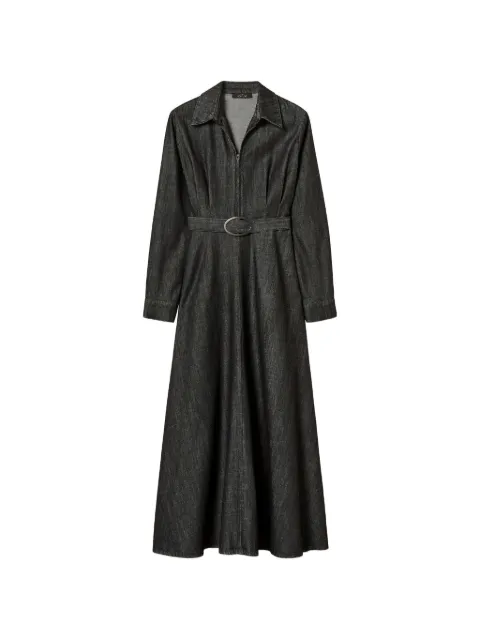 TWINSET long flowing denim dress Black 262AP2060