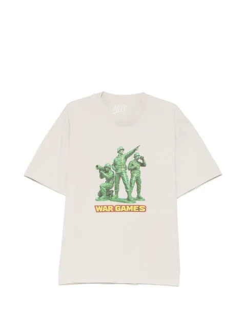 Melt graphic-print T-shirt Neutrals MS5390