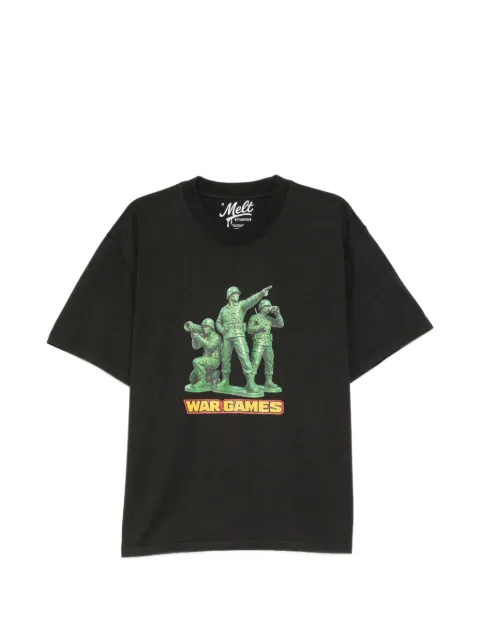 Melt graphic-print T-shirt Black MS5390