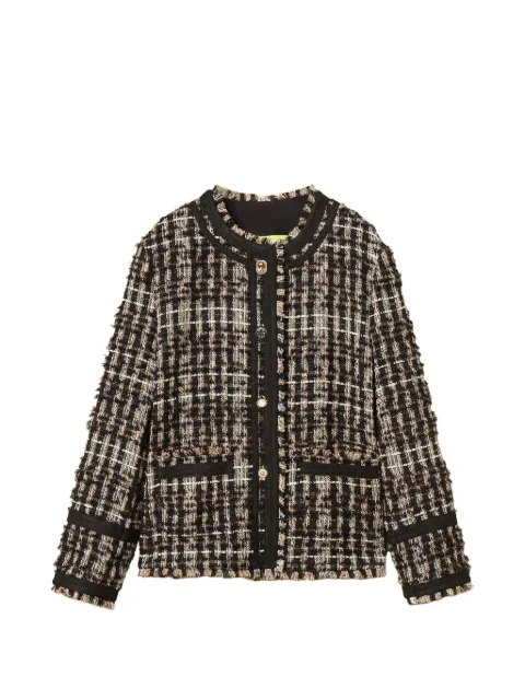 TWINSET Myfo bouclé jacket with jewel buttons Black 262AQ2021