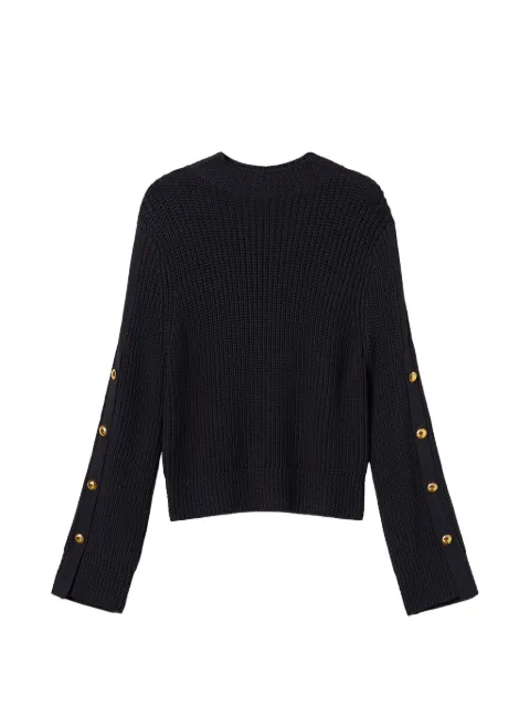 TWINSET jumper with metal buttons Blue 262TP3170