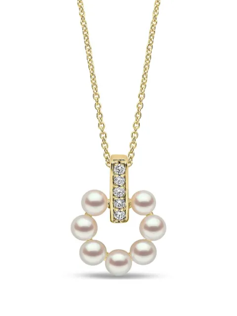 Yoko London Eclipse pearl and diamond necklace Gold QYP22556X