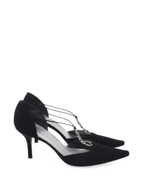 Stuart Weitzman embellished T-strap pumps Black GILTPUUSSH757211W