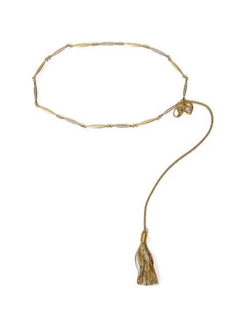 TWINSET chain belt with tassel pendant Gold 262TO5680