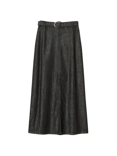 TWINSET long flowing denim skirt Black 262AP2061