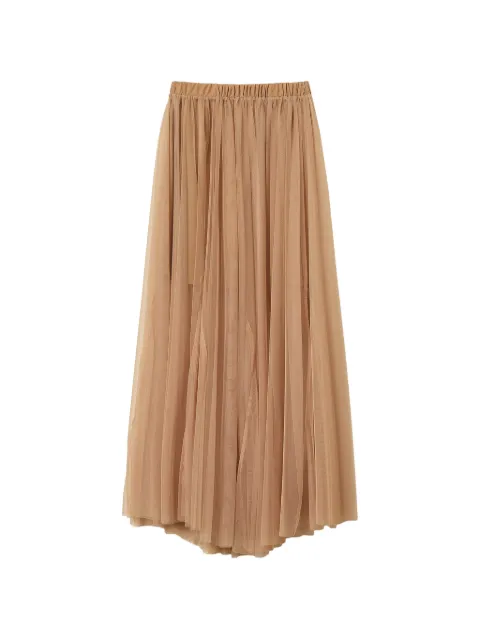 TWINSET long tulle skirt Neutrals 262LI2GPP