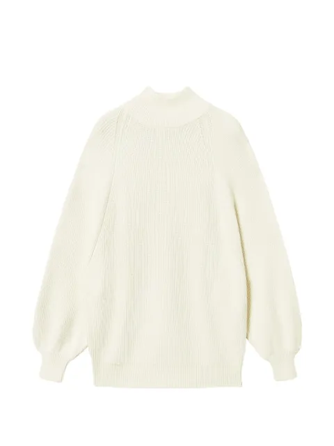 TWINSET oversized jumper with roller neck Neutrals 262AP3043