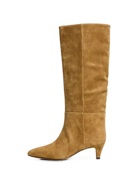 TWINSET high suede boots Brown 262TCP140