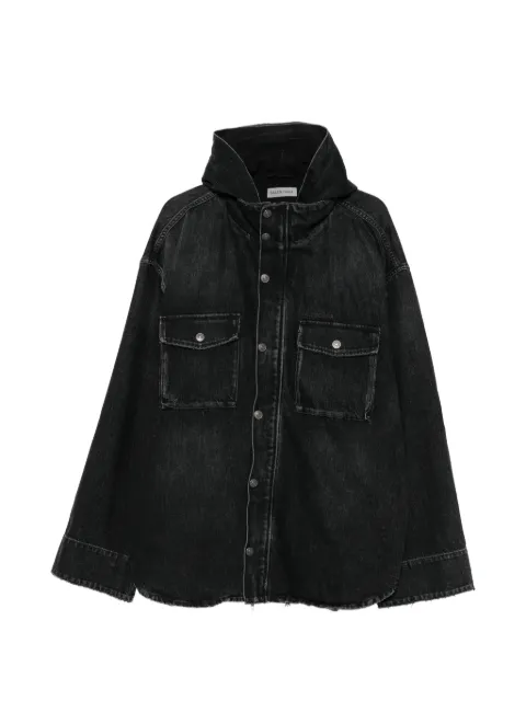 Balenciaga hooded denim jacket Black A001U0TUW54