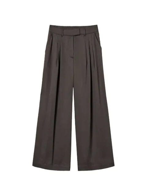 TWINSET wide satin trousers Grey 262LI2BQQ