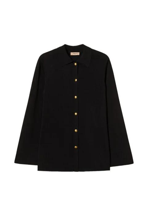 TWINSET knit shirt with buttons Black 262TP3541