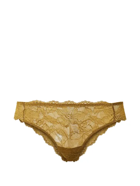 TWINSET lace Brazilian briefs Green 262LI6C77
