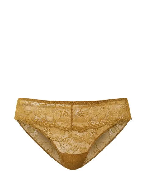TWINSET lace briefs Green 262LI6C66