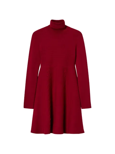 TWINSET short knit dress with turtleneck Red 262AP3110