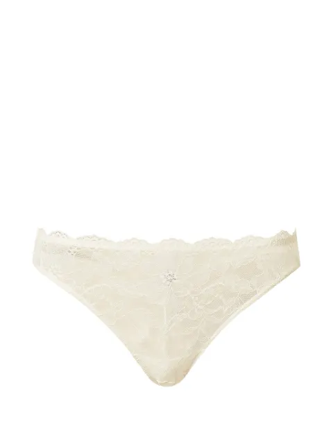 TWINSET lace g-string Neutrals 262LI6C88