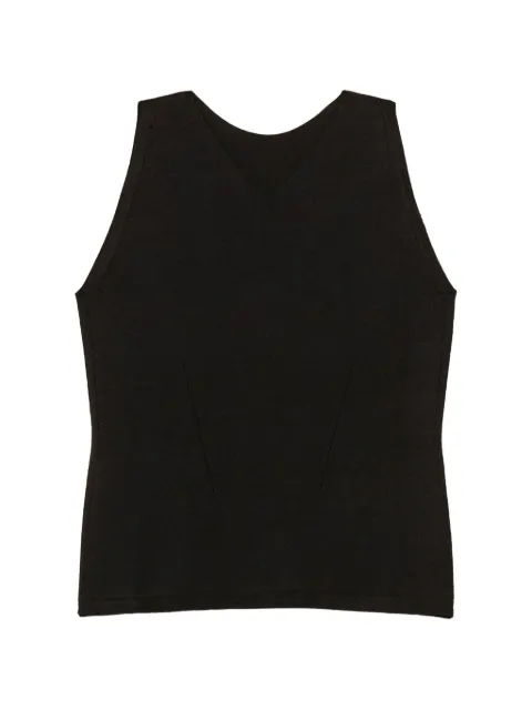 TWINSET dual use fitted knit top Black 262TP3Q14