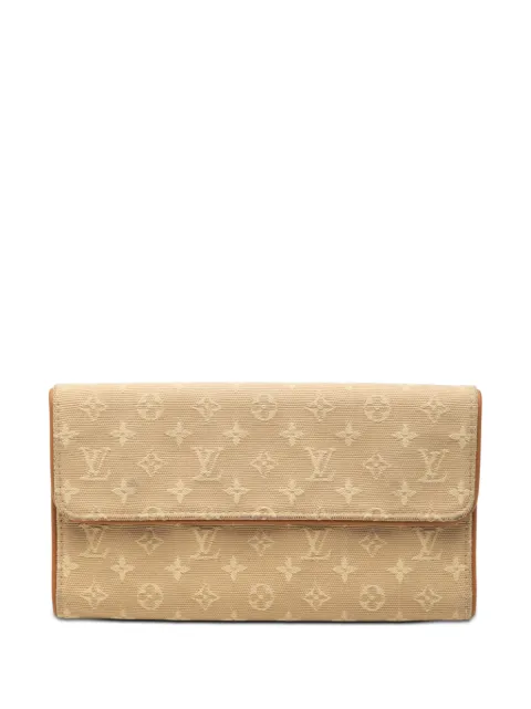 Louis Vuitton Pre-Owned 2003 Monogram Mini Lin Porte Tresor International Wallet long wallets Neutrals 37MHW3AZAGG836VH