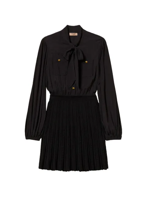 TWINSET short dress with knitted skirt Black 262TP3081