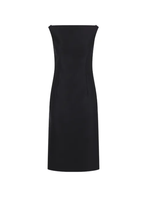 Balenciaga off-shoulder midi dress Black A0034FTUT22