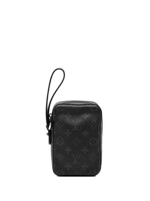 Louis Vuitton Pre-Owned 2016 Monogram Eclipse Box clutch bag Black L3RNITZV1O0OU90M
