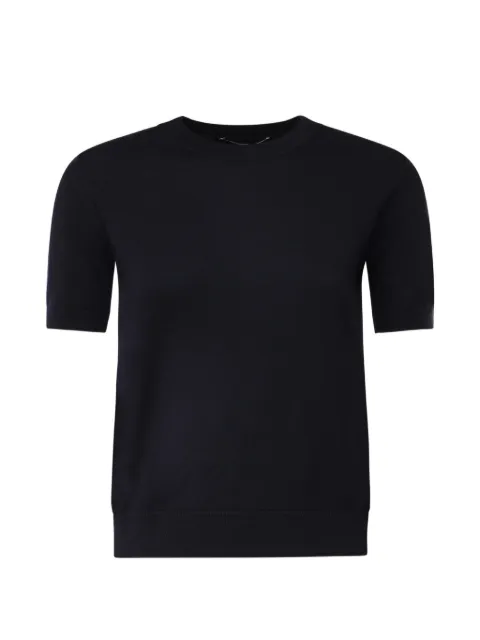 'S Max Mara short-sleeve knit top Black 2629366021600004