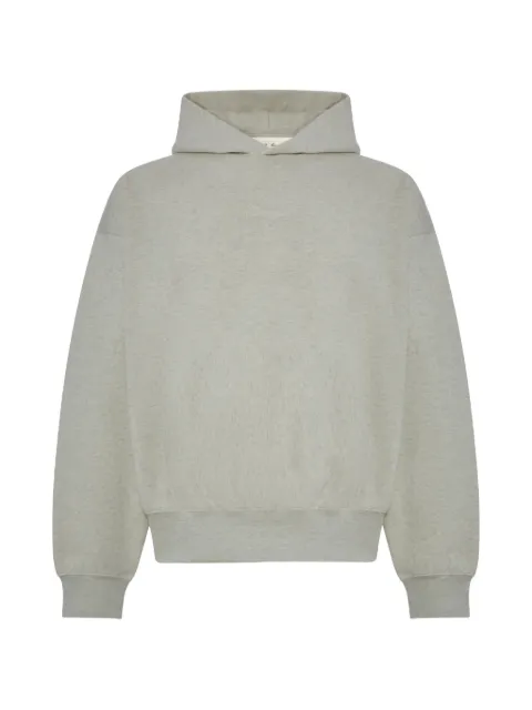 FEAR OF GOD ESSENTIALS Signature Classic logo-embroidered hoodie Grey 192SP262053F