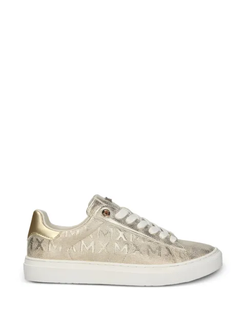 MEXX logo-pattern metallic-effect sneakers Yellow MIRL1001641W