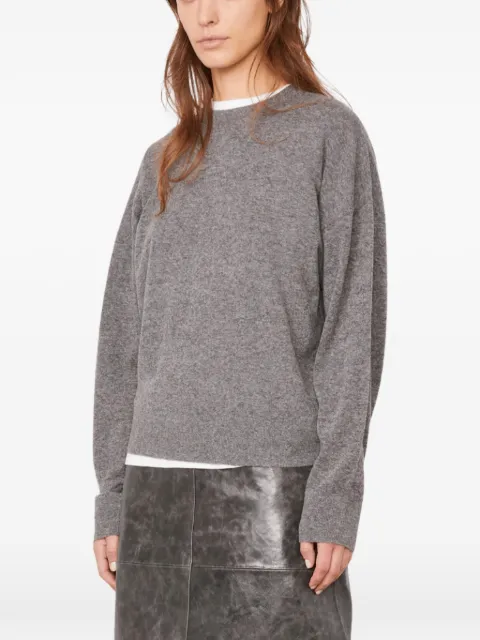 Officine Generale crew-neck long-sleeve sweater Grey W26WKNT302PRE