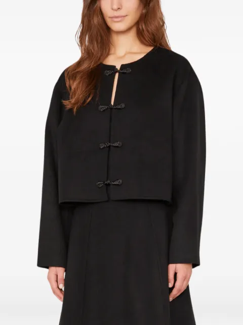 Officine Generale Joella crop jacket Black W26WOTW600PRE