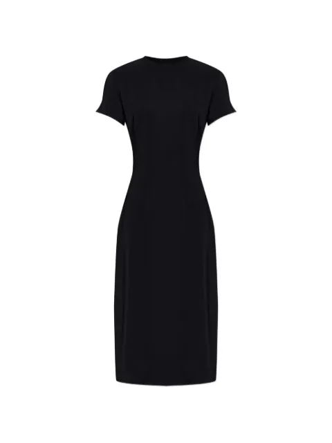 Jil Sander Cady short-sleeve zip-fastening midi dress Black J02CT0619J65358